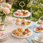 3 Tier Little Crown Tiered Tray Hardware Kit, Gold Cake Stand Hardware in gold, alternate view 7