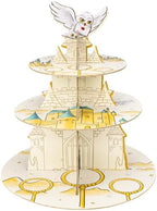 3-Tier Magical Cupcake Stand - Wizard Birthday & Halloween Party Cake Stand - Gift for Magical Lovers (Birthday