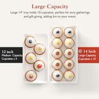 3-Tier Melamine Serving Tray Set, 14 x 7 in, Gold Stand in Gold, alternate view 6