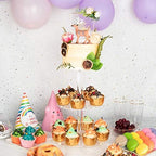 3 Tier Round Cupcake Stand, Acrylic Cake stand, Cupcake Tower Stand, Premium Cupcake Holder For 23 Cupcakes, alternate view 5
