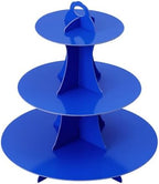 3-Tier Round Cupcake Stand, Cardboard Cupcake Tower, Dessert Cup Cake Stand Tower for Birthday Wedding Party