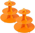 3-Tier Round Cupcake Stand, Cardboard Cupcake Tower, Dessert Cup Cake Stand Tower for Birthday Wedding Party