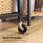 3-Tier Serving Cart on Wheels with Storage, alternate view 7