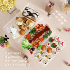 3 Tier Serving Tray for Entertaining, Acrylic Dessert Table Display Set for Party Supplies, Serving Platters and, alternate