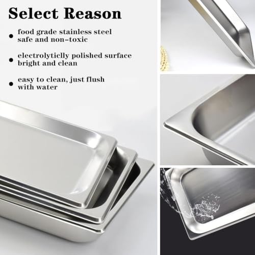 3 Tier Serving Trays Platters Catering Buffet Food Display Stand for Party in Set A, Platters 1.6inch, alternate view 4