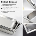 3 Tier Serving Trays Platters Catering Buffet Food Display Stand for Party in Set A, Platters 1.6inch, alternate view 4