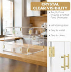 3-Tier Slanted Commercial Bakery Display Case in Clear, alternate view 4