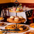 3 Tier Wooden Cupcake Stand in Wood, alternate view 5