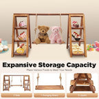 3 Tier Wooden Dessert Table Display Set Wooden Cupcake Stand Serving Tray Ladder Stand Party Food Display Set, alternate view