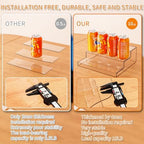 3 Tiered Acrylic Display Stands for Cupcake Stand, Perfume Shelf Organizer, Figure and Funko Pop Display, No, alternate view