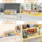 3 Tiered Acrylic Display Stands for Cupcake Stand, Perfume Shelf Organizer, Figure and Funko Pop Display, No, alternate view