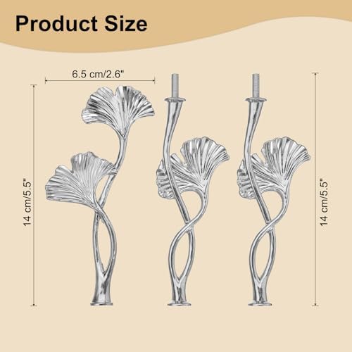 3 Tiers Cake Tray Stand Handle 3 Set Metal Cake Stands Holder Cupcake Dessert Plate Hardware Fitting Holder Rod, alternate