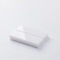 3" White Acrylic Stand | 20 Pack 3mm Slot Wedding Sign Holders, Perfect for Wedding, Table Number, Exhibition