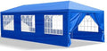 30 * 10 Canopy Tent, Waterproof Party Tent for Outdoor Events, Blue in Blue