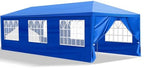 30 * 10 Canopy Tent, Waterproof Party Tent for Outdoor Events, Blue in Blue