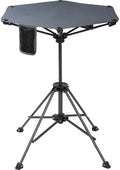 30" Folding Bar Height Table, Lightweight Portable Outdoor Bar Table