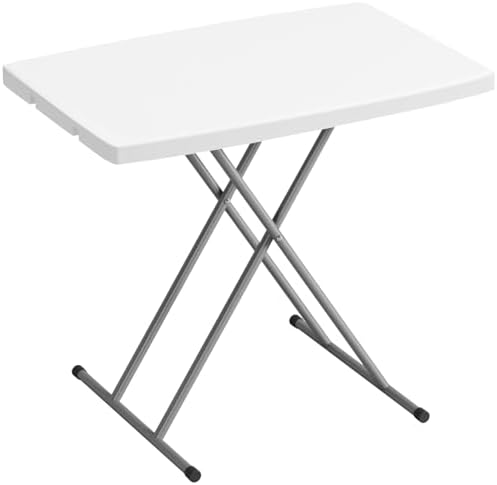 30" Folding Table | White | Portable Plastic Table
