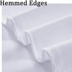 30 ft x 10 ft Wrinkle Free White Backdrop Curtain for Parties, Polyester Photo Backdrop Drapes 6 Panels 5x10ft, alternate