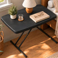 30 Inch Folding Table, Adjustable Height Portable Folding Table, Foldable TV Tray Table, Small Laptop Desk &
