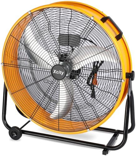 30 Inch Heavy Duty Metal Drum Fan with Handle 13000 CFM