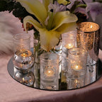 30 Pcs Assorted Clear Votive Candle Holders, Wedding Centerpieces Table Decorations, Glass Tea Lights Candle, alternate view