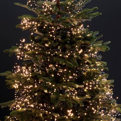 300 LED Christmas String Lights, 100 FT Connectable Waterproof String Lights Green Wire with 8 Modes, Christmas, alternate