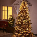 300 LED Christmas String Lights, 100 FT Connectable Waterproof String Lights Green Wire with 8 Modes, Christmas, alternate