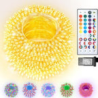 300 LED Color Changing Christmas Lights, 35 Colors 98FT String Lights Halloween Decorations, Waterproof Twinkle