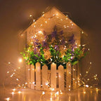 300 LED Copper Wire String Lights, Warm White 99 FT, alternate view 2