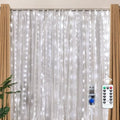 300 LED Curtain Lights, 9.8ftx9.8ft Winter Wonderland Decorations