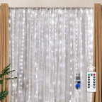 300 LED Curtain Lights, 9.8ftx9.8ft Winter Wonderland Decorations