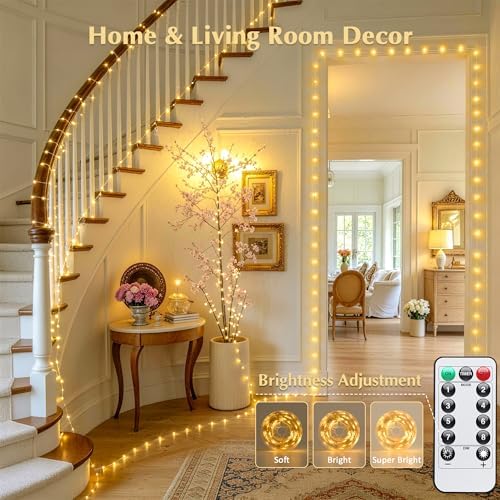 300 LED Fairy Lights Plug in, 66FT USB String Lights for Classroom, alternate view 4