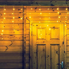 300 LED Icicle Lights,33FT Icicle Christmas Lights Warm White in Warm White, alternate view 6