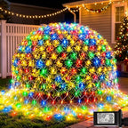 300 LED Net Lights for Bushes, 14.8ft x 5ft 8 Modes Christmas Outdoor Mesh Lights Connectable, Waterproof