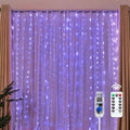 300 LED Purple Fairy Lights, 9.8ft x 9.8ft Halloween String Light in Purple