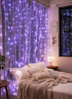 300 LED Purple Fairy Lights, 9.8ft x 9.8ft Halloween String Light in Purple, alternate view 4