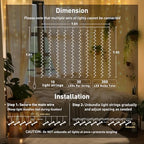 300 LED Remote Control Curtain Lights, Plug in Fairy Curtain Lights Outdoor, Window Wall Hanging String Lights, alternate