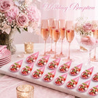 300 Pcs 4 in Plastic Appetizer Spoon Tear Drop Tasting Spoon, Pink in Pink, alternate view 2