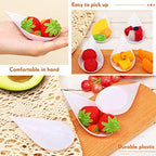 300 Pcs 4 in Plastic Appetizer Spoon Tear Drop Tasting Spoon, White in 2 inches wide, 4 inches long and 0.5 inch, alternate
