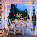 300LED Curtain Lights for Easter Decor, 9.8x9.8ft, Pastel in 9.8x9.8ft, alternate view 3