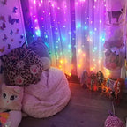 300Led Cuttable Curtain String Lights 10x10ft with Remote Window Lights for Bedroom Wedding Party Festive Season, alternate