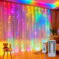300LED Fairy Curtain Lights 9.8ft x 9.8ft LED Dimmable Twinkle Lights