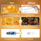 300LED Fairy Curtain Lights 9.8ft x 9.8ft LED Dimmable Twinkle Lights with Remote and Timer USB Plug in 8 Modes, alternate