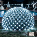 300LED Net Lights, 14.8ft x 5ft Connectable Christmas Net Lights 8 Modes, Waterproof Mesh Lights Plug in for