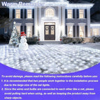 300LED Net Lights, 14.8ft x 5ft Connectable Christmas Net Lights 8 Modes, Waterproof Mesh Lights Plug in for, alternate view
