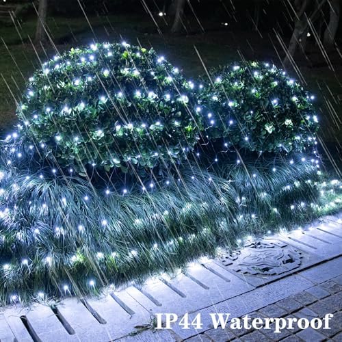 300LED Net Lights, 14.8ft x 5ft Connectable Christmas Net Lights 8 Modes, Waterproof Mesh Lights Plug in for, alternate view