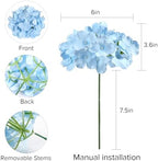 304Pcs Hydrangea Artificial Flowers Bulk, Faux Artificial Hydrangea, alternate view 3