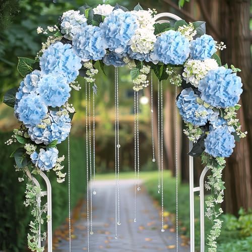 304Pcs Hydrangea Artificial Flowers Bulk, Faux Artificial Hydrangea, alternate view 4
