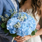 304Pcs Hydrangea Artificial Flowers Bulk, Faux Artificial Hydrangea, alternate view 5