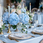 304Pcs Hydrangea Artificial Flowers Bulk, Faux Artificial Hydrangea, alternate view 6